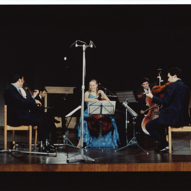 The trout by jacqueline du pre, daniel barenboim, itzhak perlman, pinchas zuckerman and zubin metha_